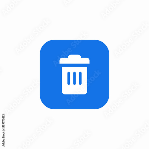 bin dispose icon sign vector