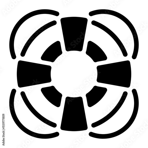 This Lifebuoy icon is suitable for Camping, Outdoor Activity, Summer Vacation, etc