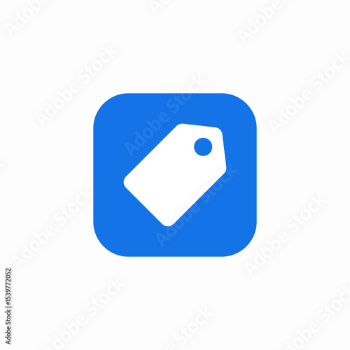 tag attachment icon sign vector