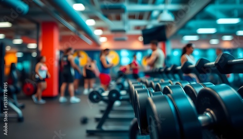 Wallpaper Mural Intense workout session at urban gym fitness environment active lifestyle viewpoint Torontodigital.ca
