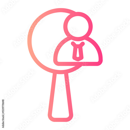 employee gradient icon