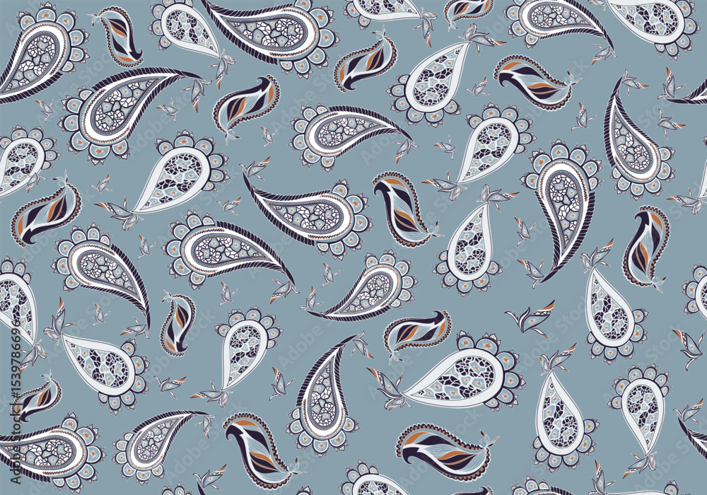 Naklejka premium Paisley pattern 