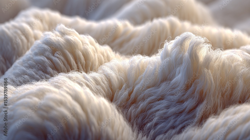 Highly detailed 8k close-up of soft fluffy curly cow skin texture with natural fur patterns and warm light, showcasing realistic animal hide surface for design and textile concepts. Highly detailed 8k close-up of soft fluffy curly cow skin texture with natural fur patterns and warm light, showcasing realistic animal hide surface for design and textile concepts.