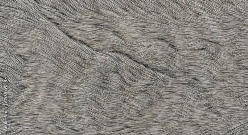 Detailed gray fur texture background.