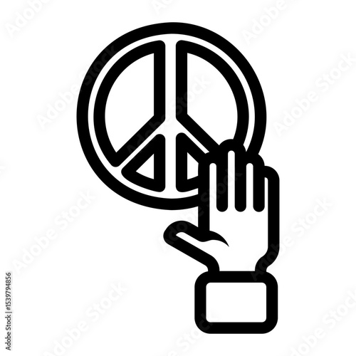 peace Line Icon