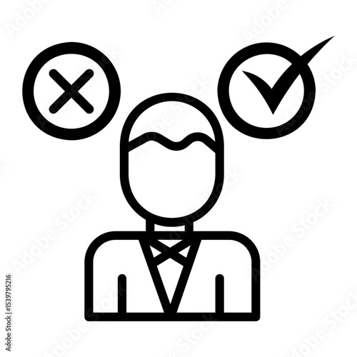 decision making Line Icon