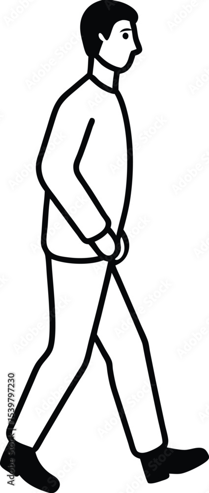 vector illustration of a golfer vector illustration of a golfer