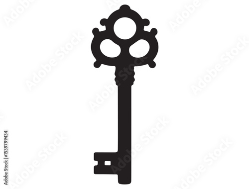VINTAGE KEY SILHOUETTE