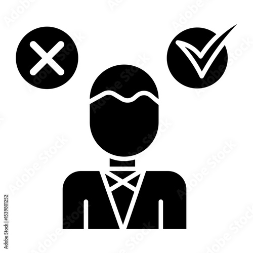 decision making Solid icon