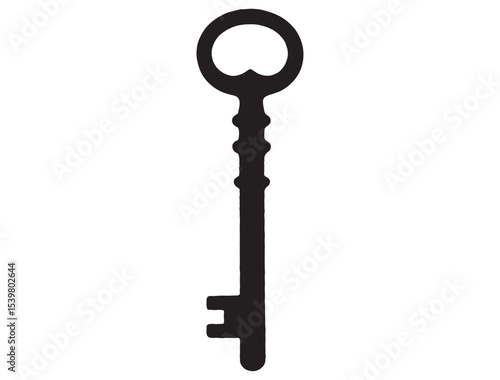 VINTAGE KEY SILHOUETTE