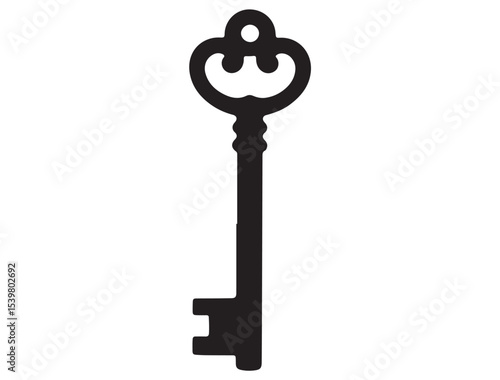 VINTAGE KEY SILHOUETTE