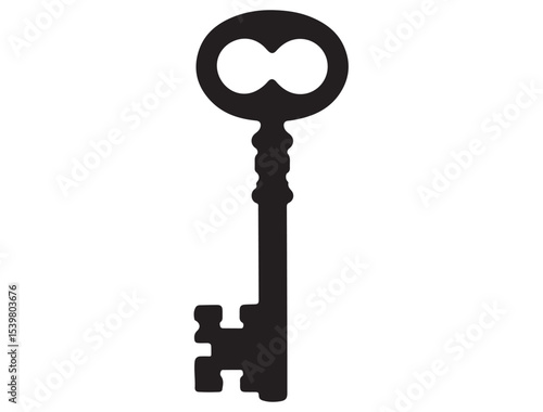 VINTAGE KEY SILHOUETTE