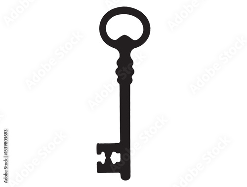 VINTAGE KEY SILHOUETTE