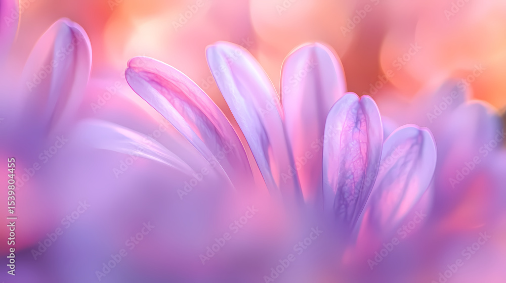 Naklejka premium Dreamlike Petals A Soft Focus Exploration of Floral Delicacy isolated on transparent background
