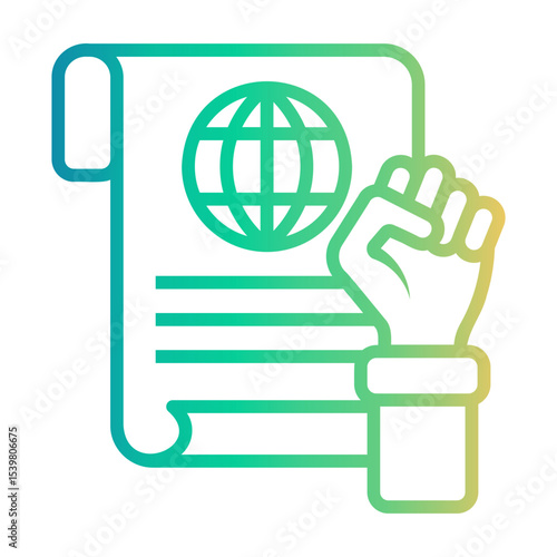 manifestation Line Gradient Icon