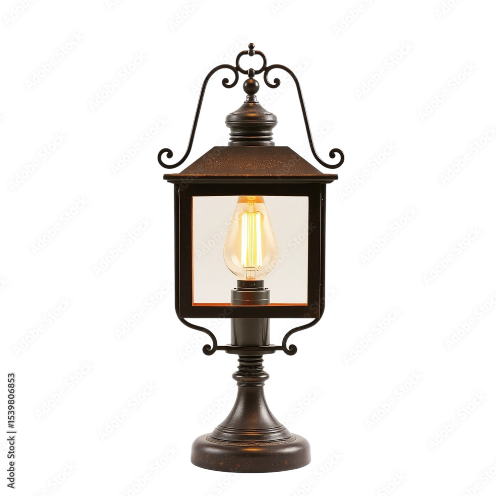 Elegant Antique-Style Lantern: Perfect for Home or Garden Decor Elegant Antique-Style Lantern: Perfect for Home or Garden Decor