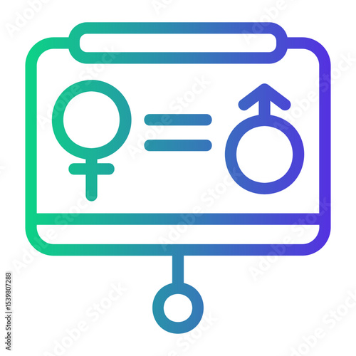 banner Line Gradient Icon