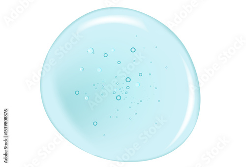 Cosmetic liquid or water serum on white background. skin care concept