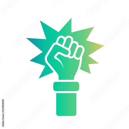 fist Gradient icon