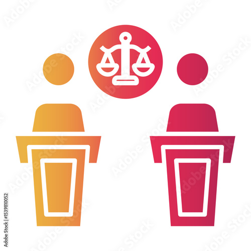 civil right Gradient icon