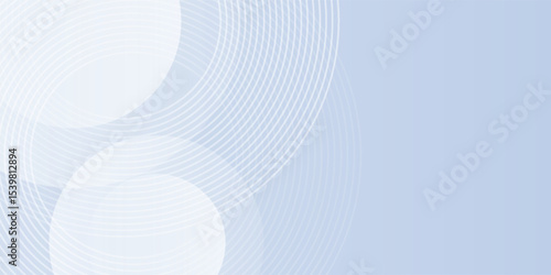 Abstract blue modern background with circle elements. Digital technology  art good nice