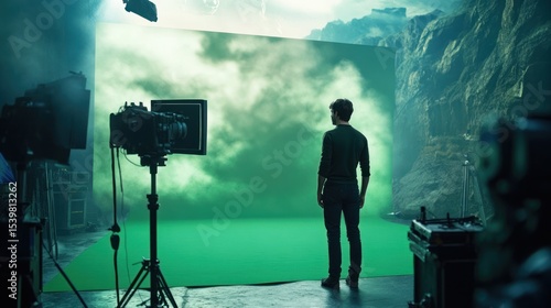 Filmmaking magic: Behind the scenes with green screen technology and set creation