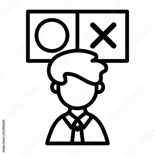 decision making Line Icon