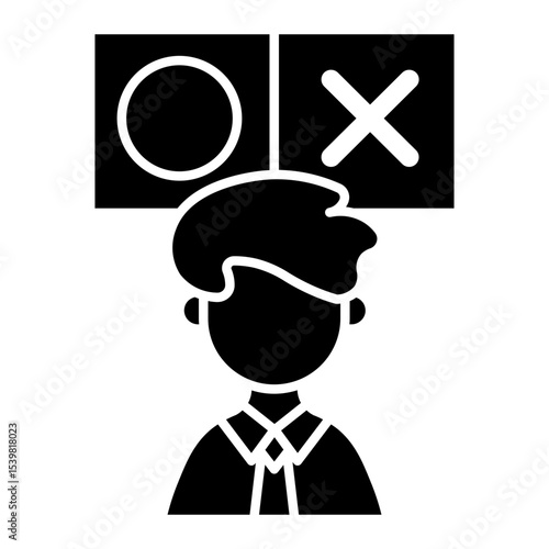 decision making Solid icon