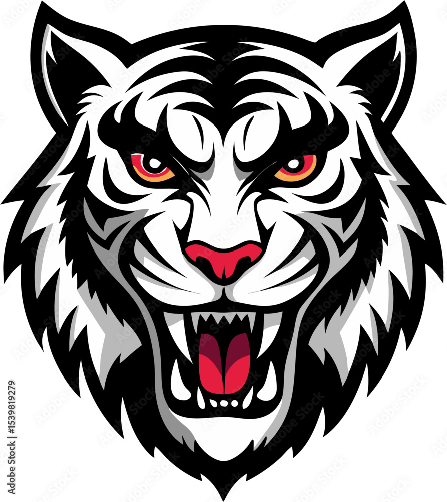 Fototapeta premium lion head vector
