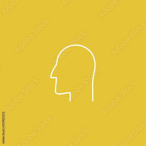 Human icon logo flat vector design