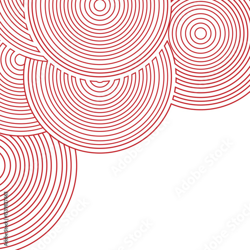 overlapping concentric circles