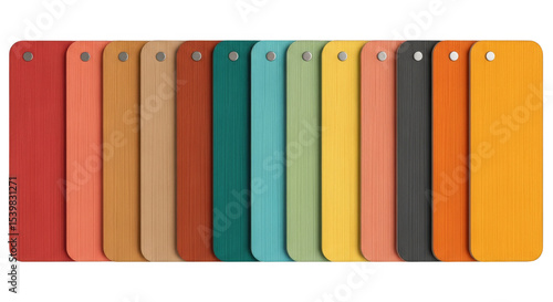 Harmonious hue cards exhibit texture