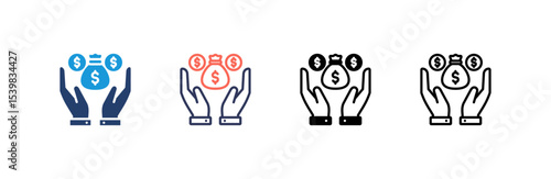 Success icon set multiple style collection