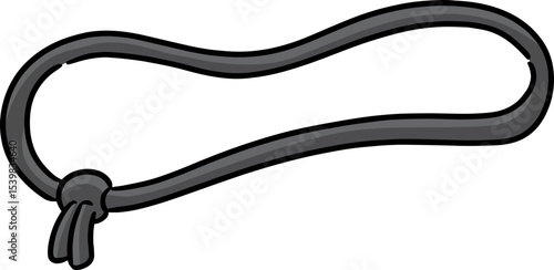 Illustration of rubber band
