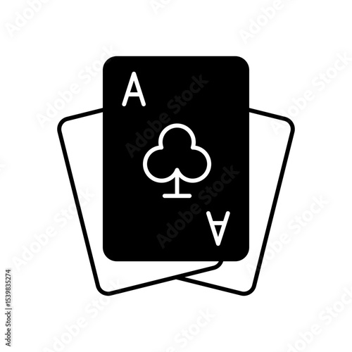 Card Game Entertainment Fill Icon