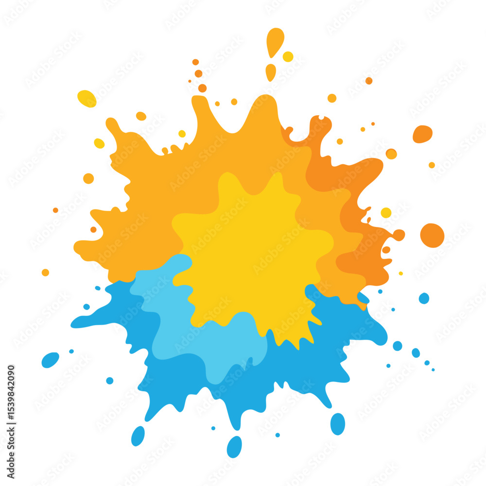 Obraz premium Watercolor splash