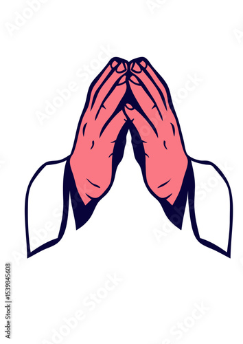 main jointe priere prions prier seigneur