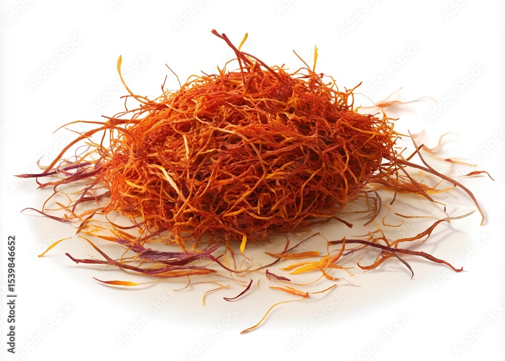 Naklejka premium Premium Quality Saffron Spice Culinary Uses and Health Benefits