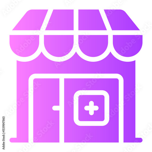 pharmacy gradient icon