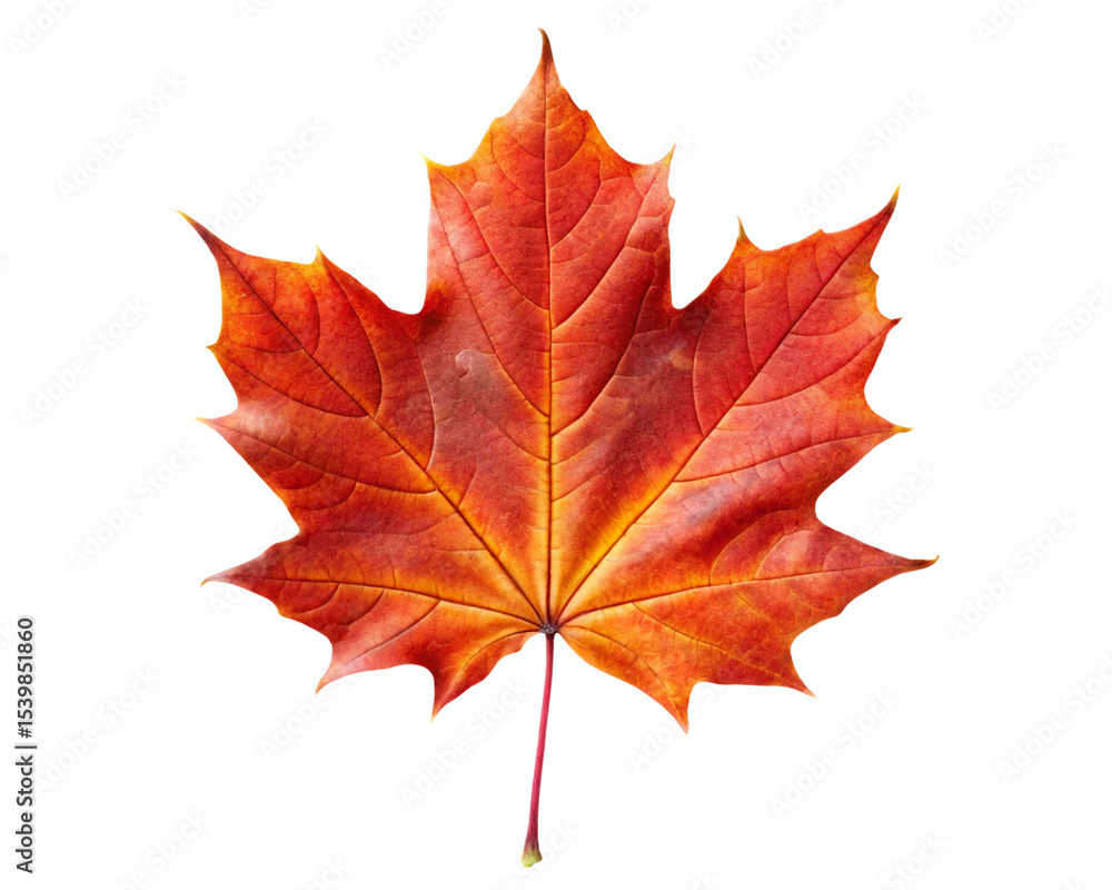 Fototapeta premium red maple leaf