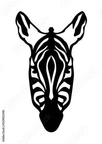 zebre tete face