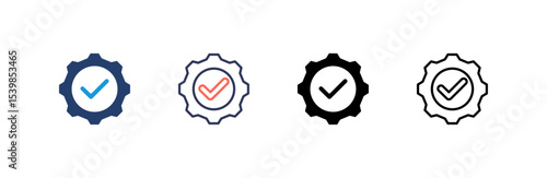 Safety icon set multiple style collection