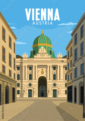 View of cityscape vienna austria