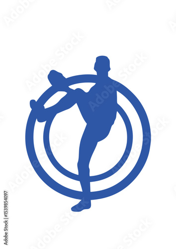 joueur baseball lanceur logo