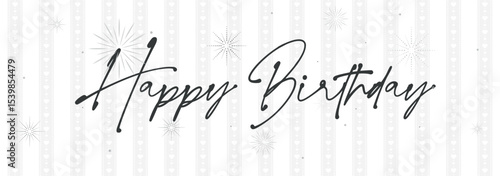 happy birthday with cool font	