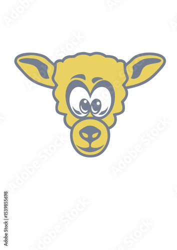 mouton tete dessin animaux enfant