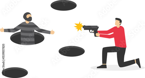 Protecting yourself from online scams and fraud stock illustration

