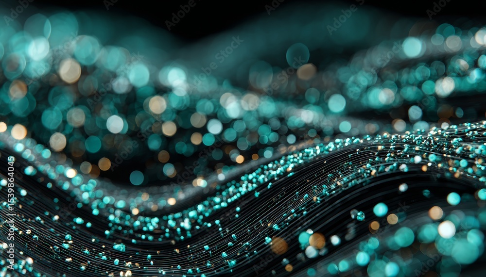 Swirling Particles and Bokeh Lights on a Textured Surface for Creative and Artistic Projects Swirling Particles and Bokeh Lights on a Textured Surface for Creative and Artistic Projects