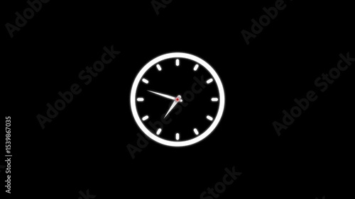 Wallpaper Mural Stopwatch Timer s animation icon. new clock icon animation 4k video. wall clock. Torontodigital.ca