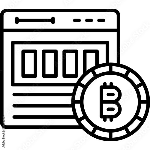 Online Shop Icon Vector Element